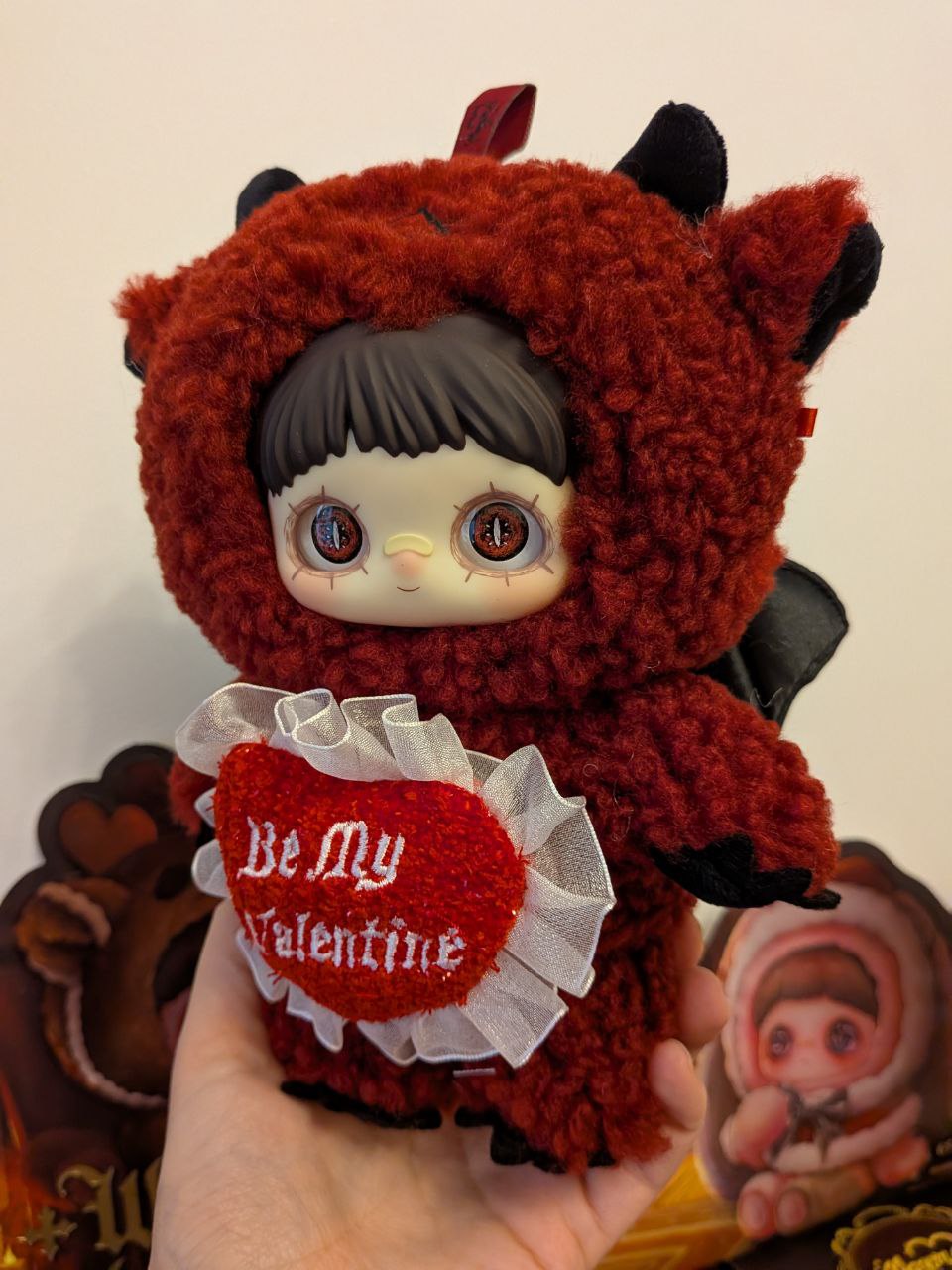 Maymei Winter Weirdness – plush pendant doll Devil of Love - Secret Garden Collectibles