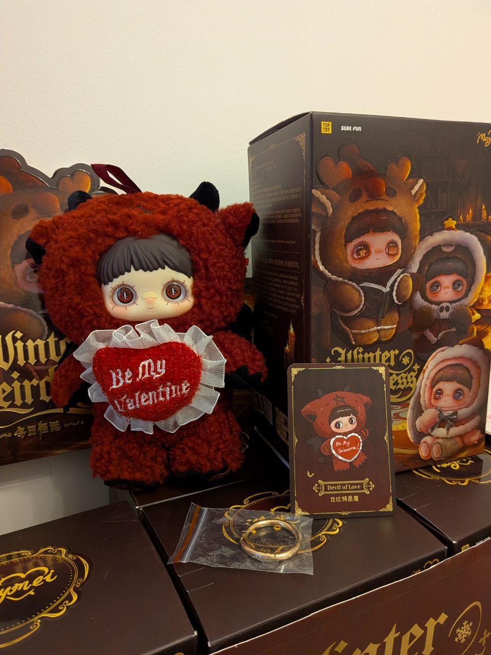 Maymei Winter Weirdness – plush pendant doll Devil of Love - Secret Garden Collectibles
