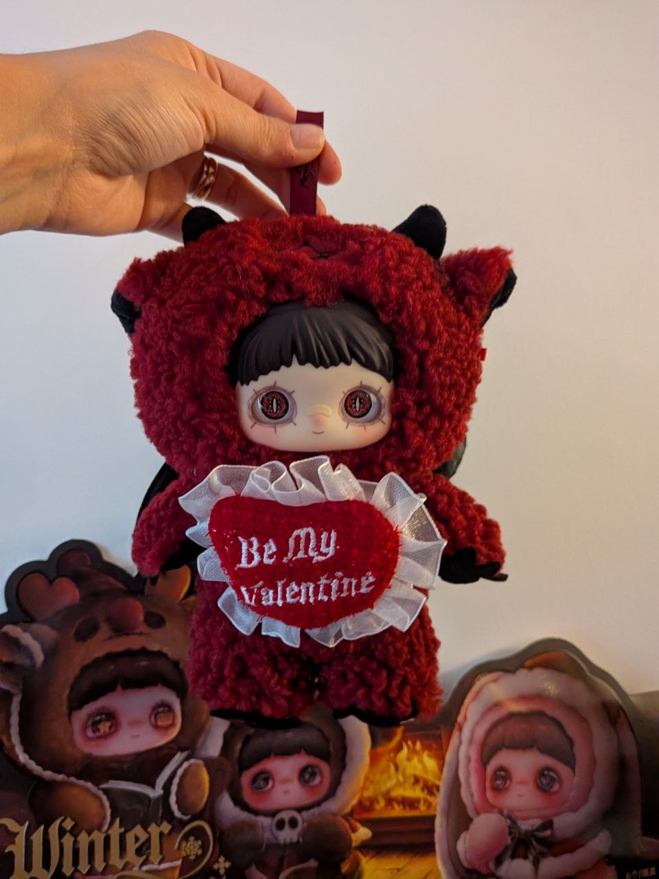 Maymei Winter Weirdness – plush pendant doll Devil of Love - Secret Garden Collectibles