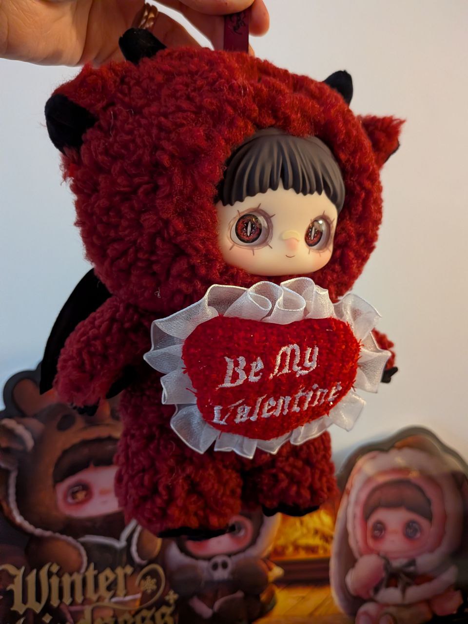 Maymei Winter Weirdness – plush pendant doll Devil of Love - Secret Garden Collectibles