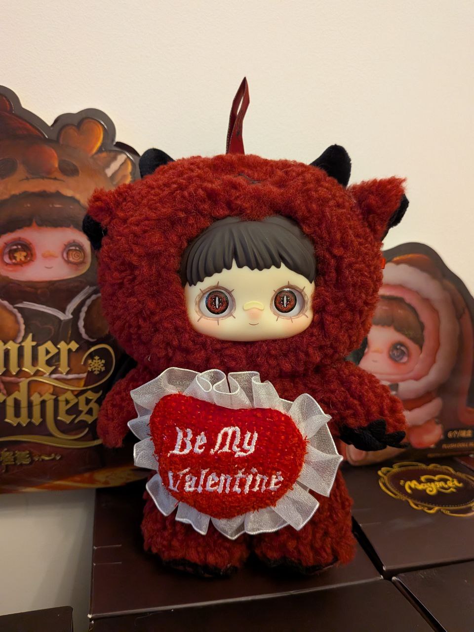 Maymei Winter Weirdness – plush pendant doll Devil of Love - Secret Garden Collectibles