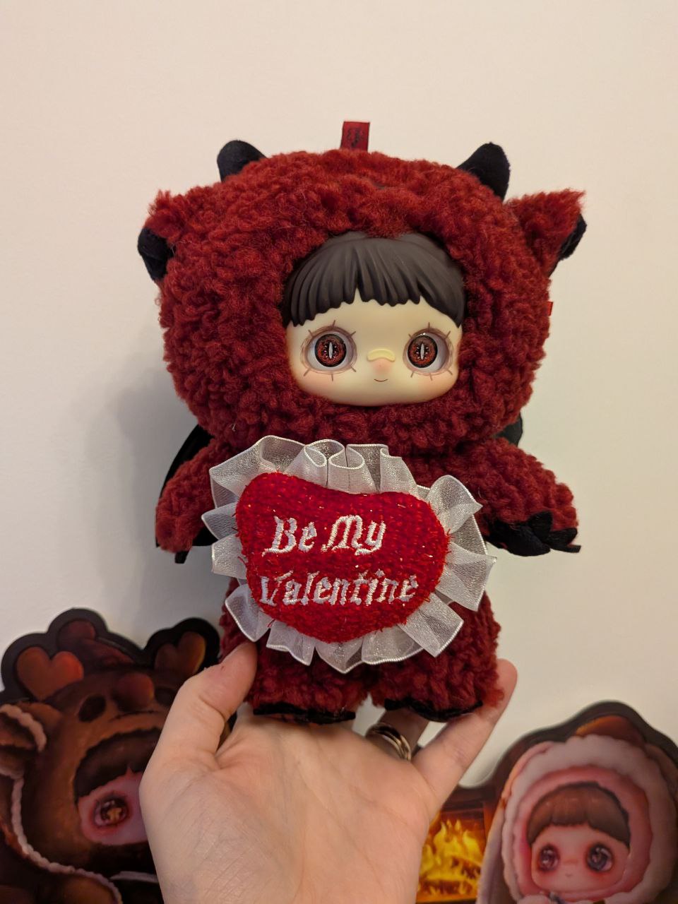 Maymei Winter Weirdness – plush pendant doll Devil of Love - Secret Garden Collectibles
