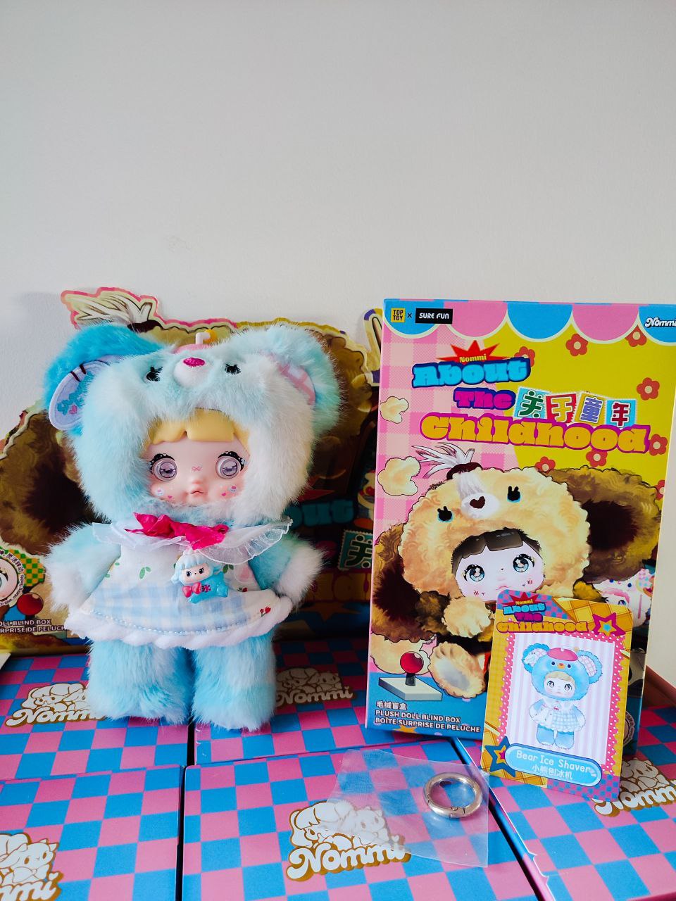 Nommi About The Childhood– Bear Ice shaver Plush Pendant Doll - Secret Garden Collectibles
