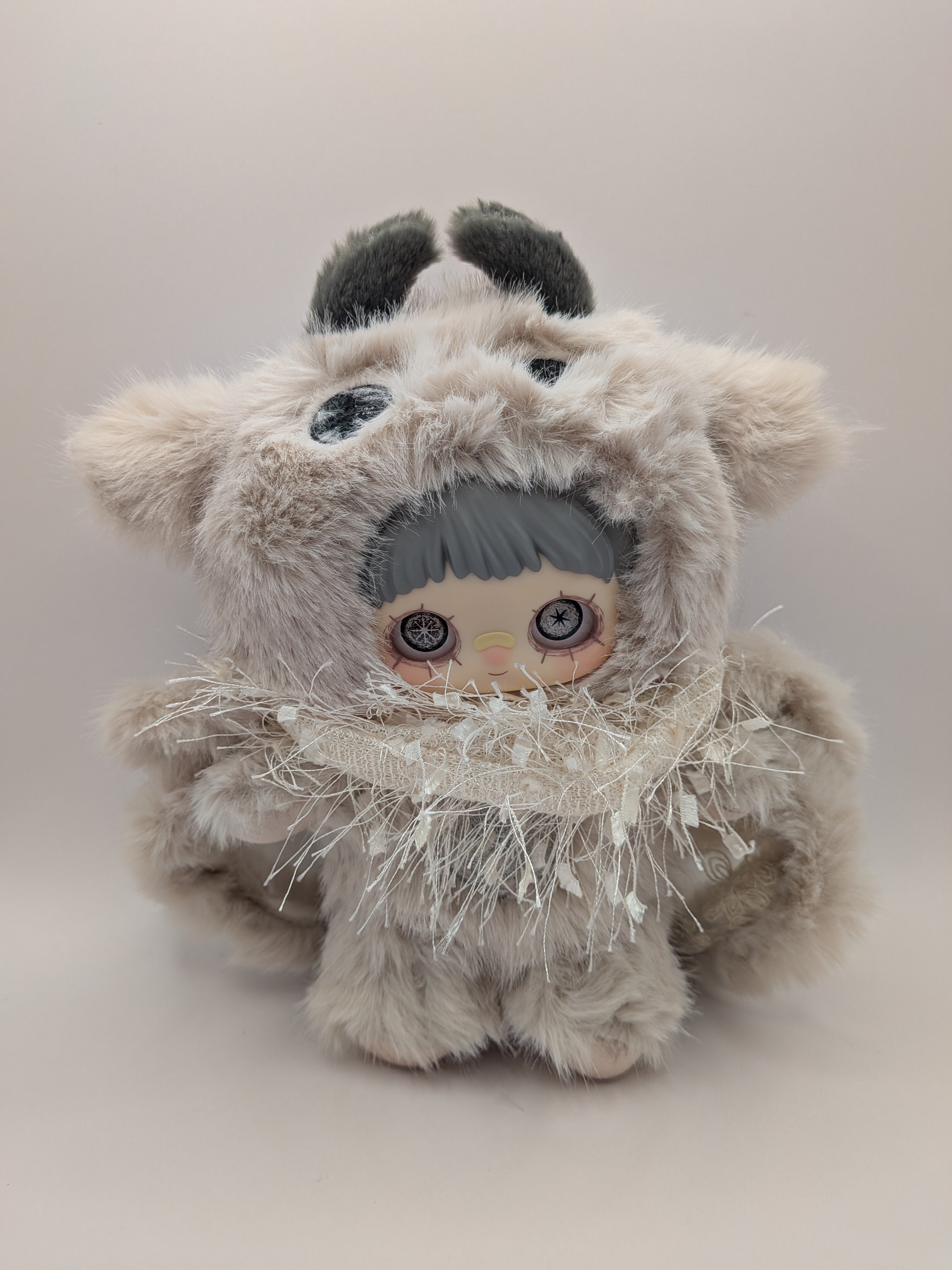 Maymei Winter Weirdness – plush pendant doll Snow Moth - Secret Garden Collectibles