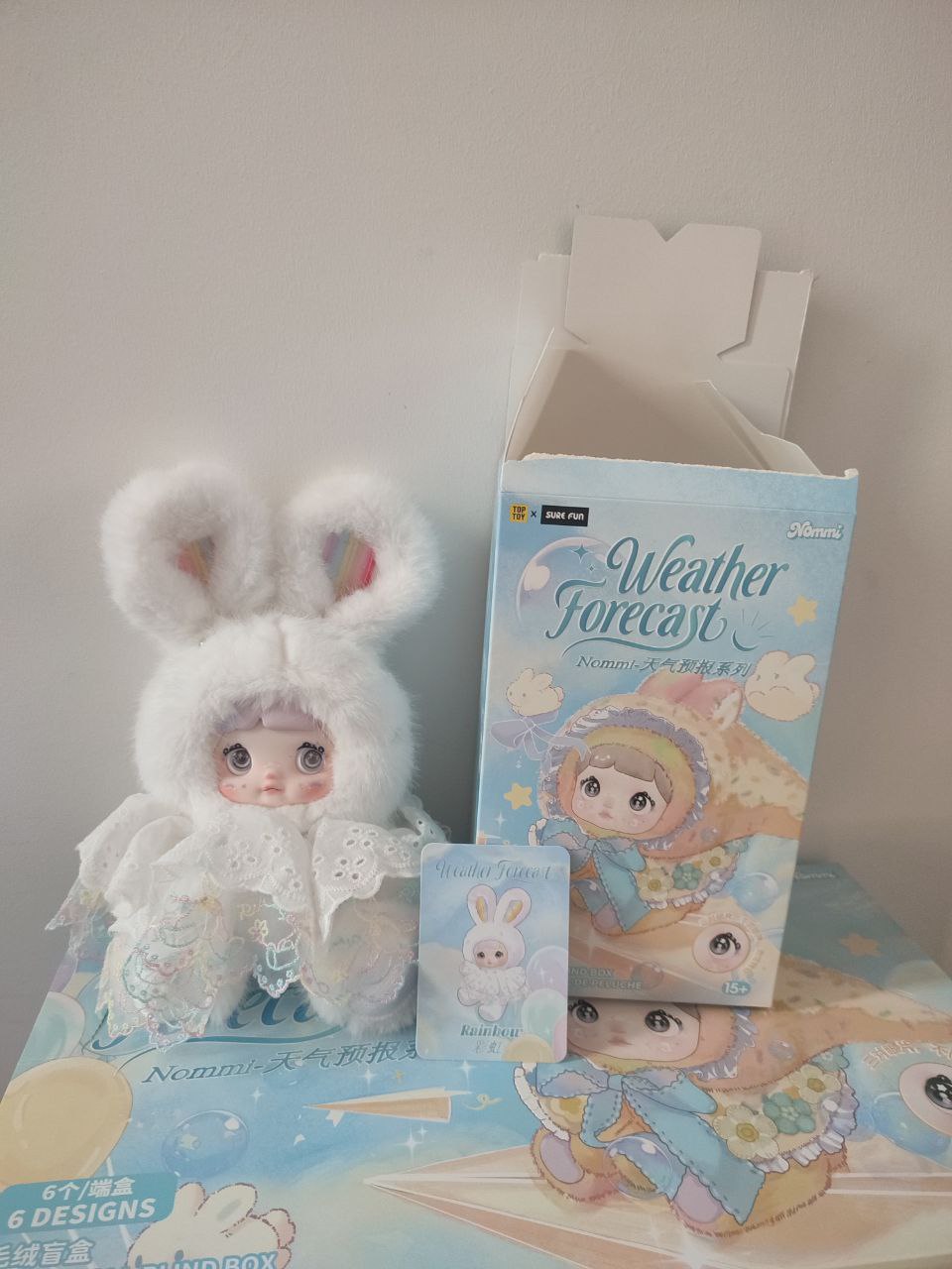 Nommi Weather Forecast Rainbow – Plush Pendant Doll (Sealed or Without Box)