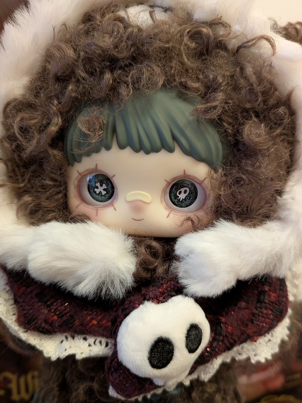 Maymei Winter Weirdness Ghost Puppy – Plush Pendant Doll (Sealed or Without Box) - Secret Garden Collectibles