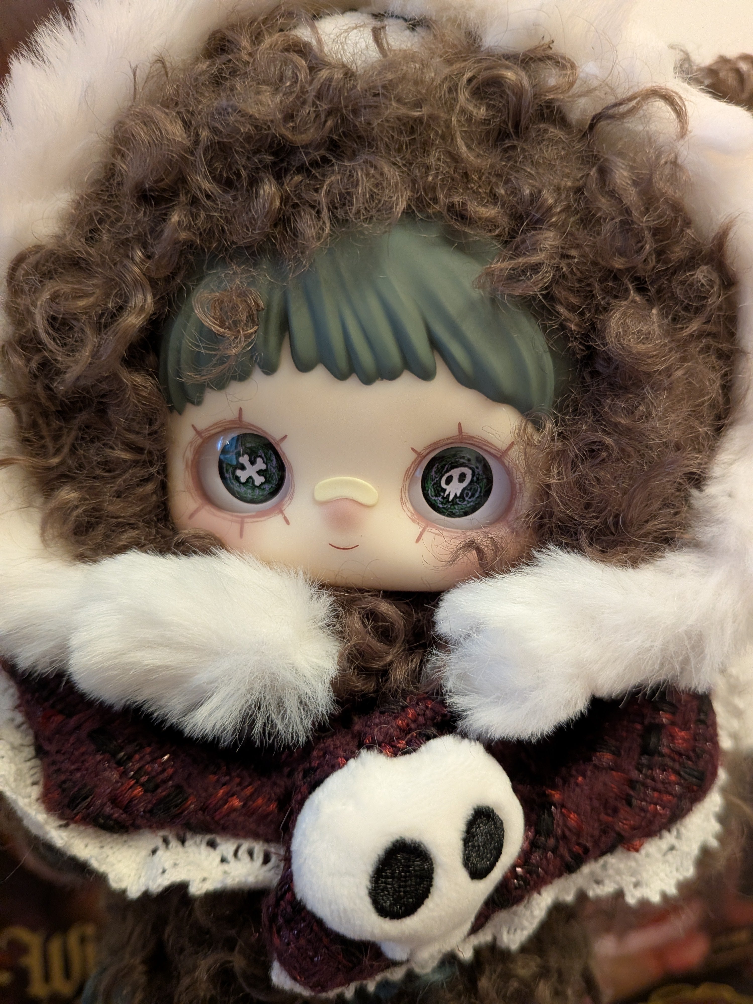 Maymei Winter Weirdness Ghost Puppy – Plush Pendant Doll (Sealed or Without Box) - Secret Garden Collectibles