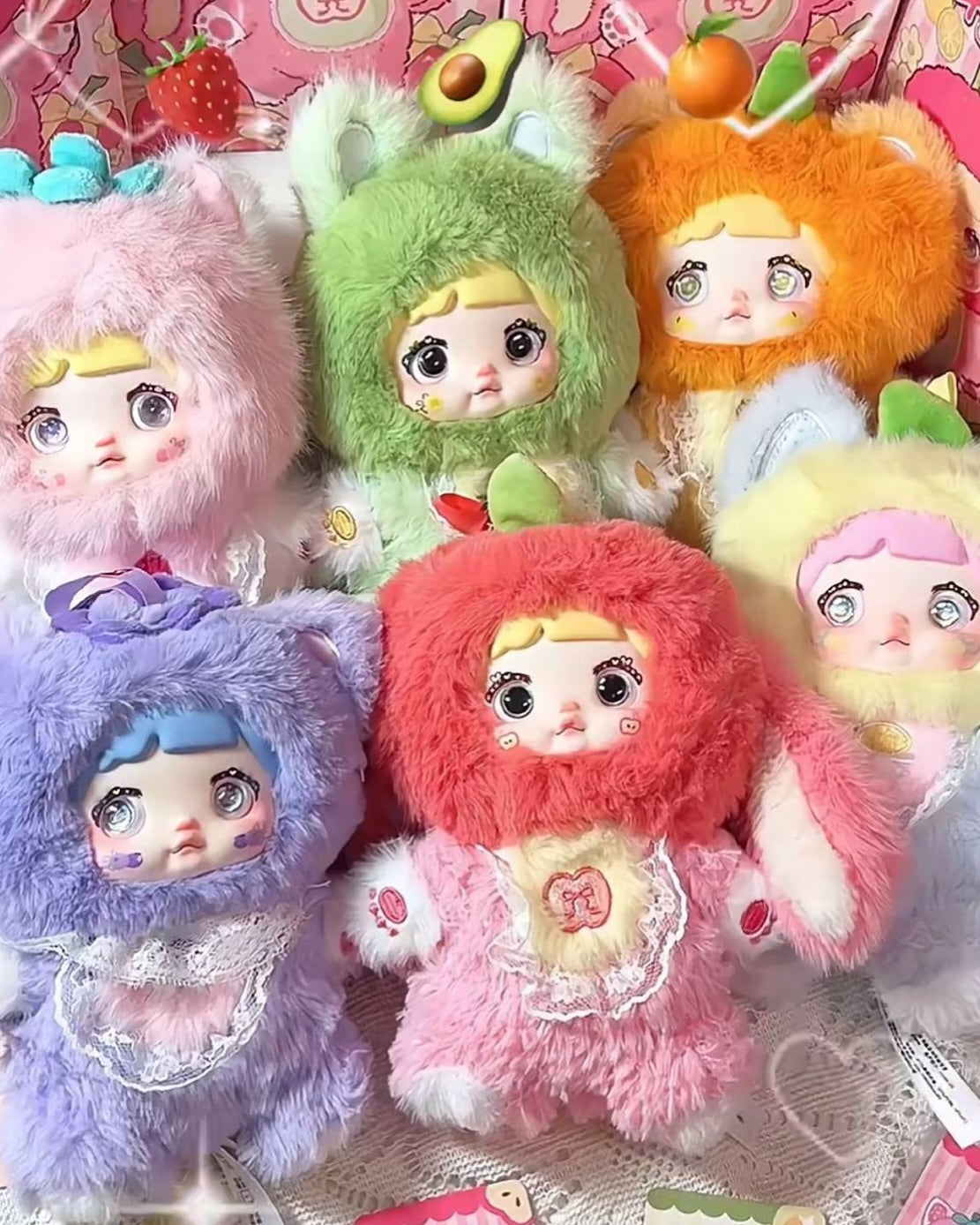 Nommi Dolls – Interesting Fruits Series (V3) Blind Box Plush Doll & Pendant – Mystery Fruit Surprise! 🍓🍋 - Secret Garden Collectibles