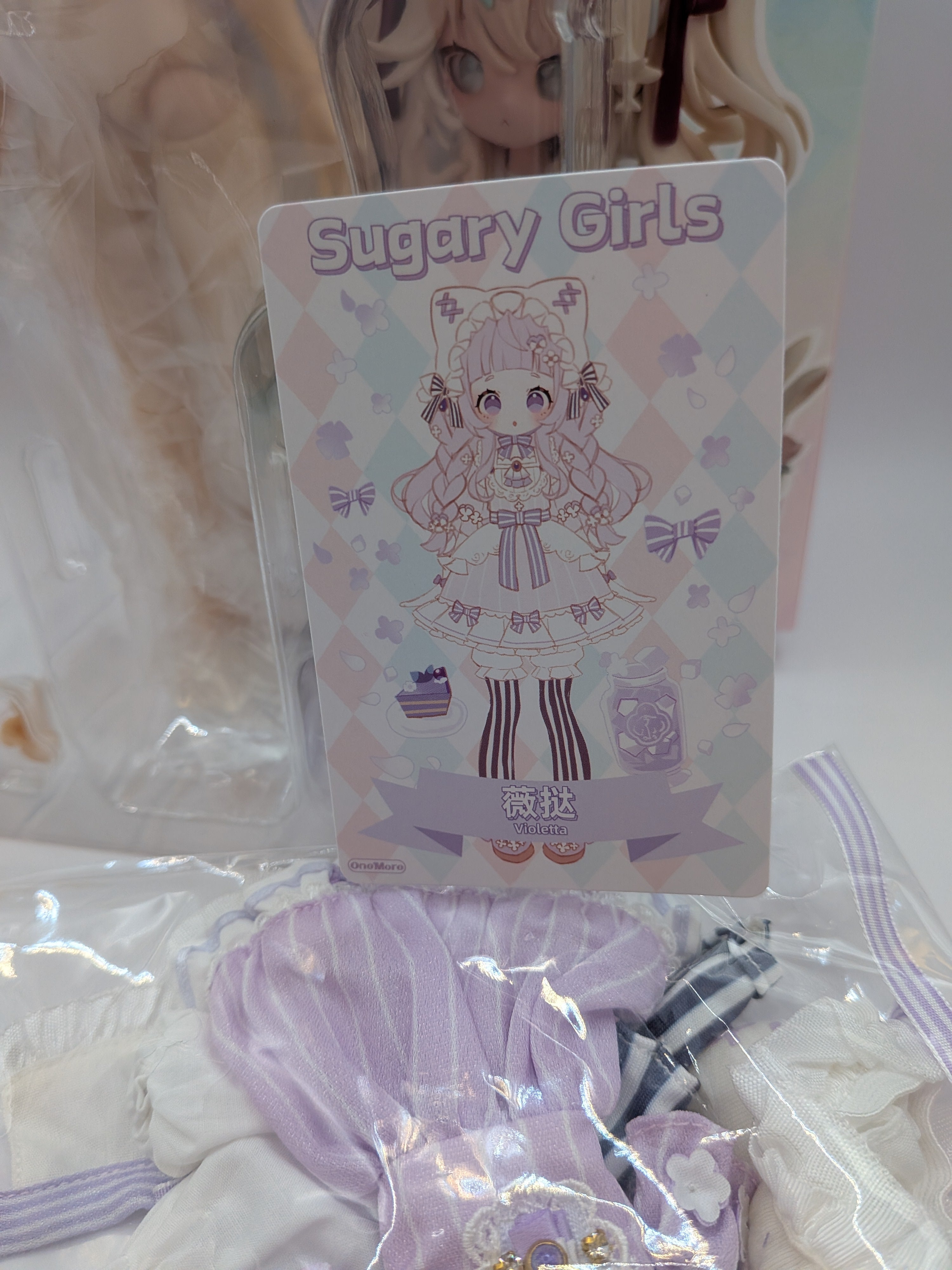 OneMore – Sugary Girls Series 1/8 MJD Vinyl Doll 🍬 Violetta - Secret Garden Collectibles