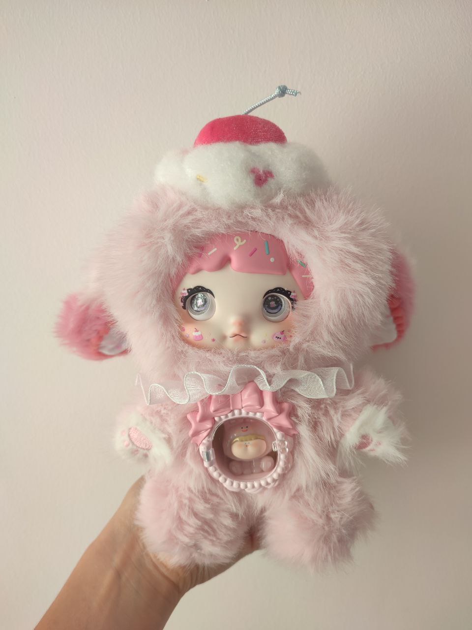 Nommi One Bite Sweetheart Berry Pop – Plush Doll - Secret Garden Collectibles