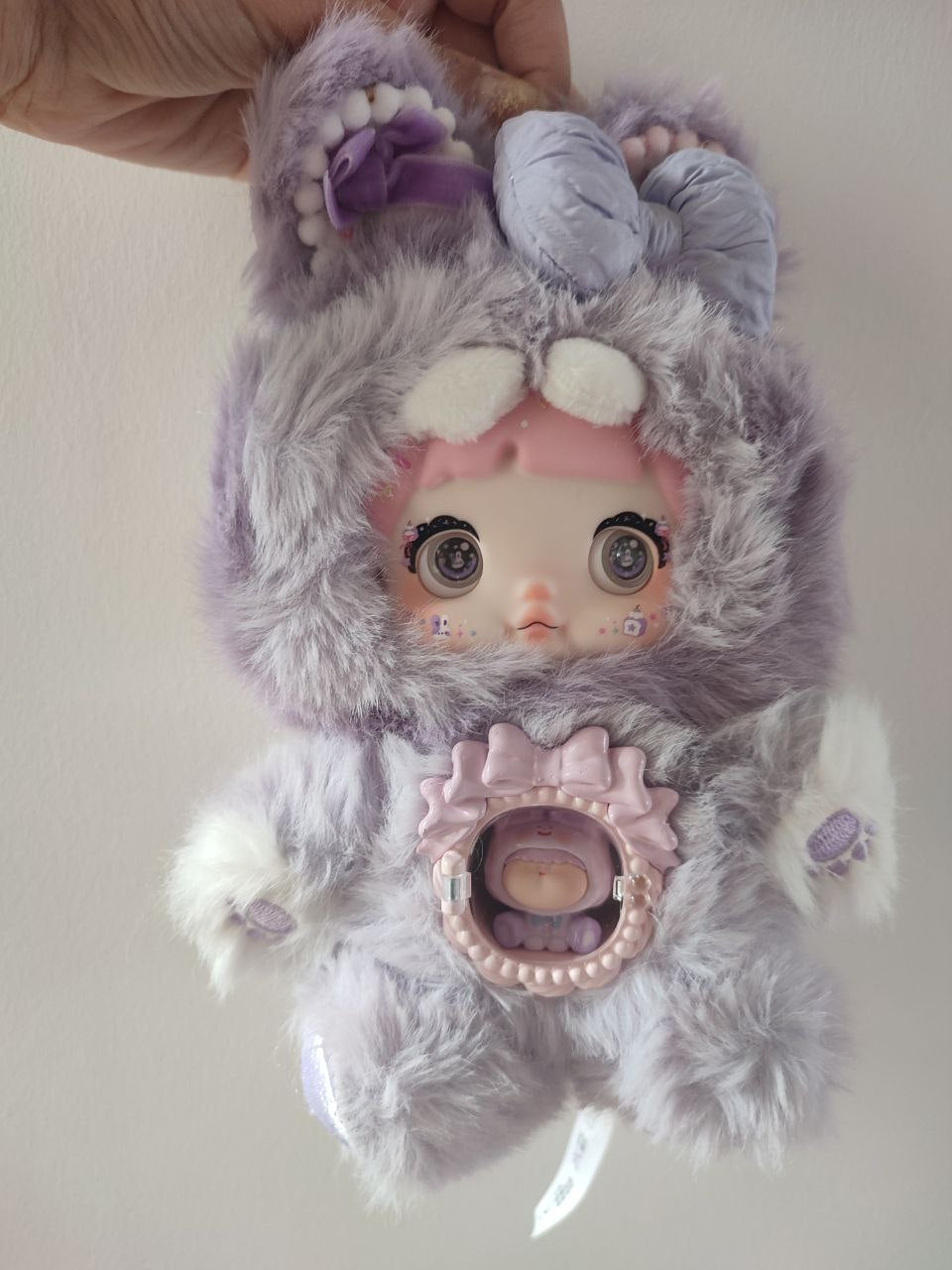 Nommi One Bite Sweetheart Taro Pastry – Plush Doll - Secret Garden Collectibles