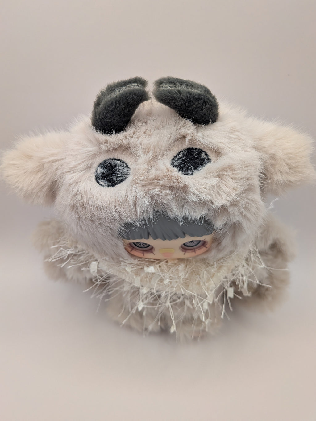 Maymei Winter Weirdness – plush pendant doll Snow Moth - Secret Garden Collectibles