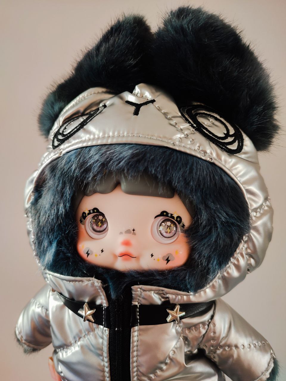 Nommi Weather Forecast Thunderstorm – Plush Pendant Doll (Sealed or Without Box)