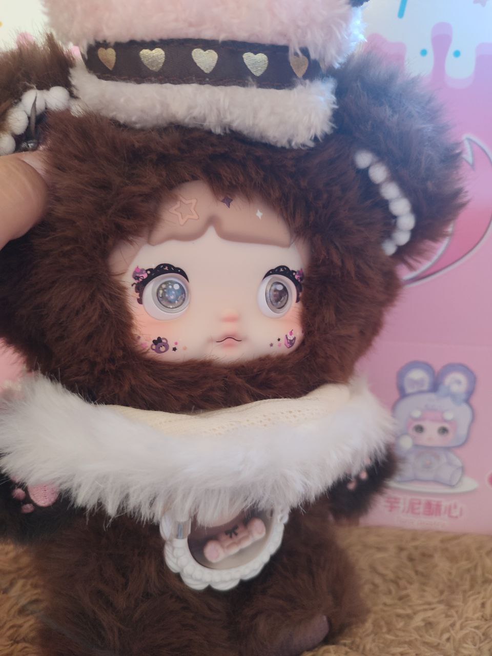 Nommi One Bite Sweetheart Mellow Cocoa – Plush Doll - Secret Garden Collectibles