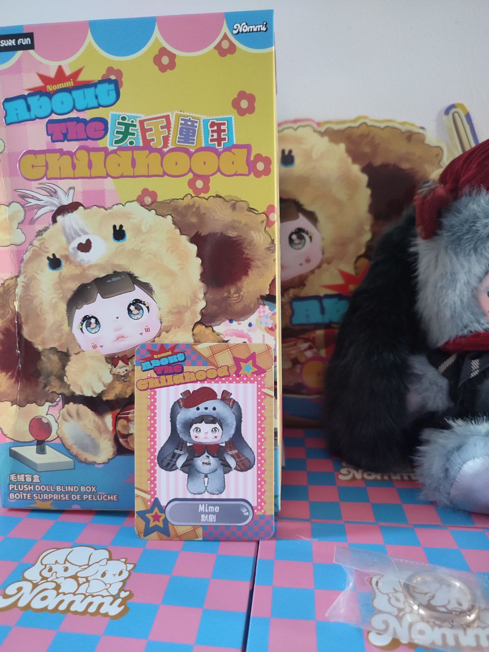 Nommi About The Childhood– Mime Plush Pendant Doll