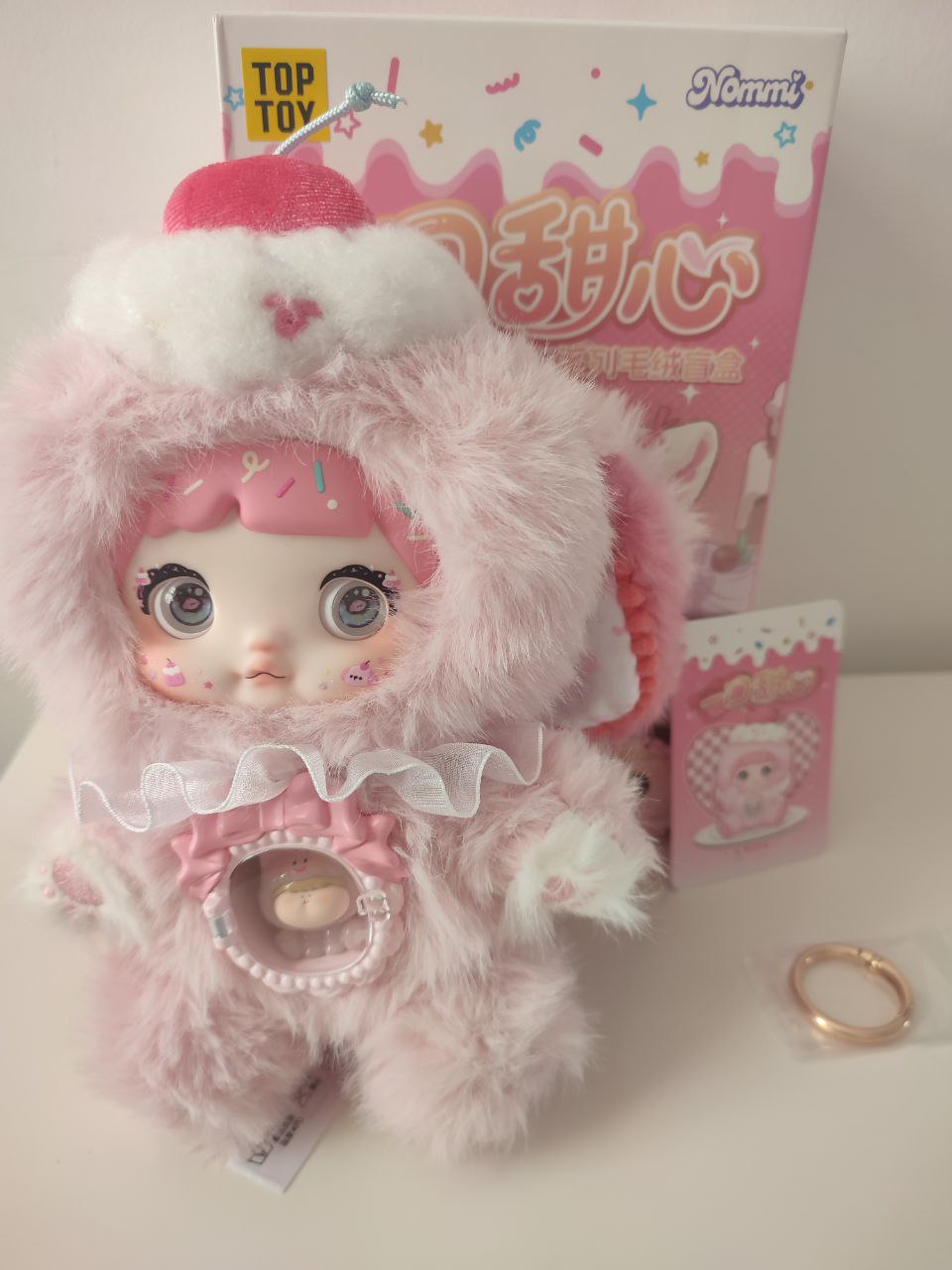 Nommi One Bite Sweetheart Berry Pop – Plush Doll - Secret Garden Collectibles
