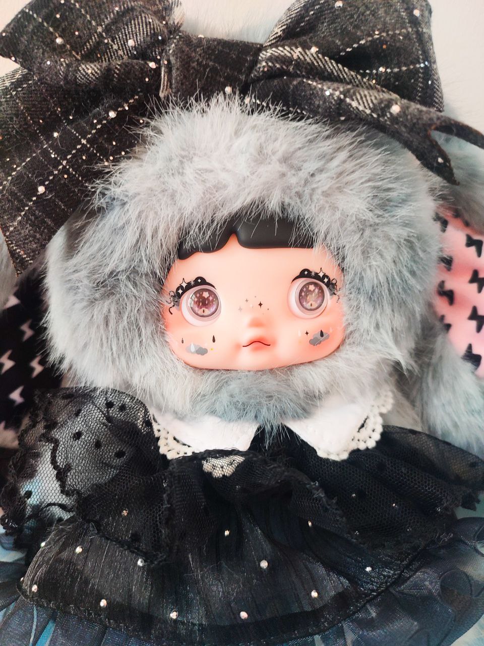 Nommi Weather Forecast Darkness – Plush Pendant Doll (Sealed or Without Box) - Secret Garden Collectibles