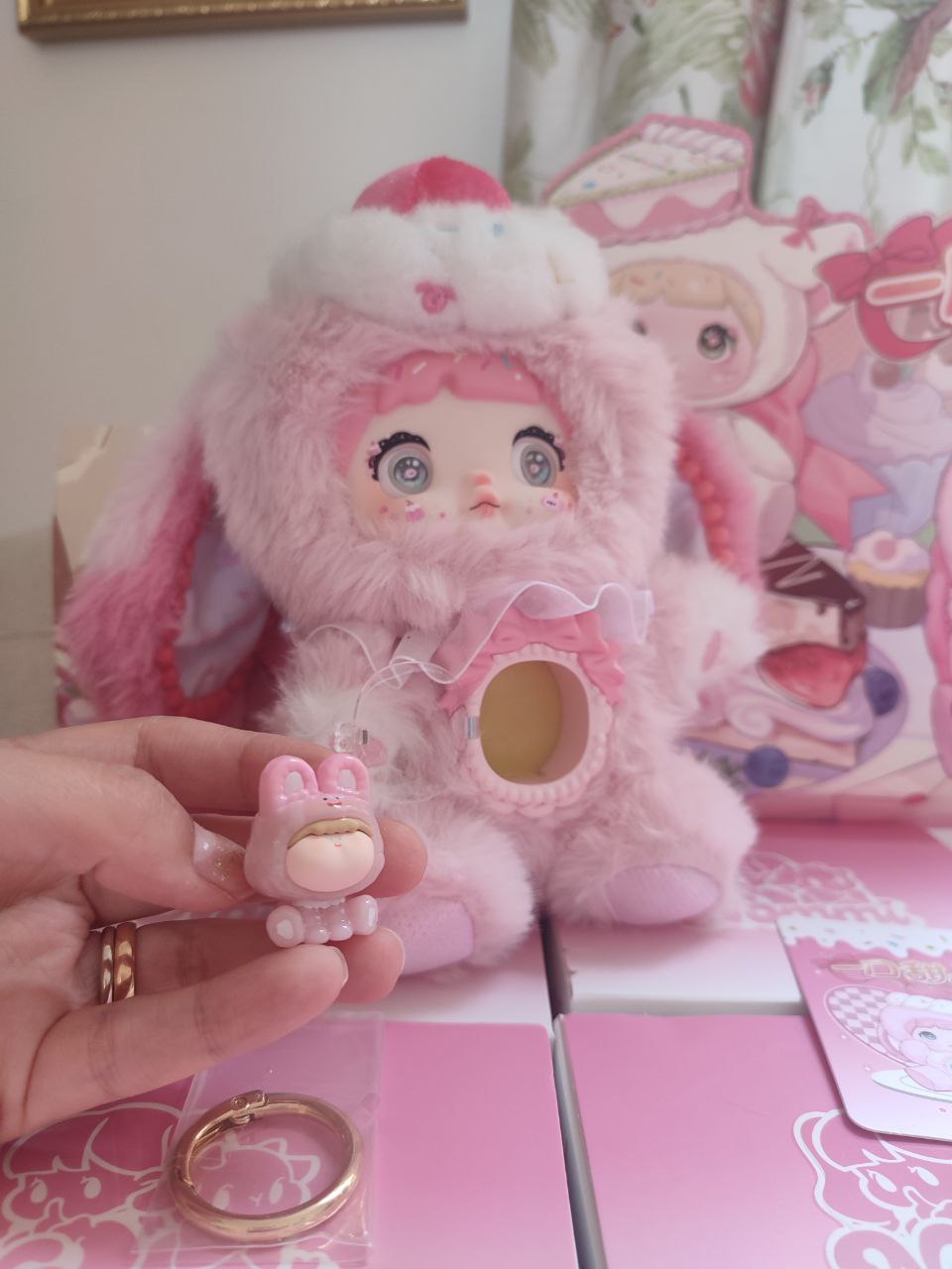 Nommi One Bite Sweetheart Berry Pop – Plush Doll - Secret Garden Collectibles