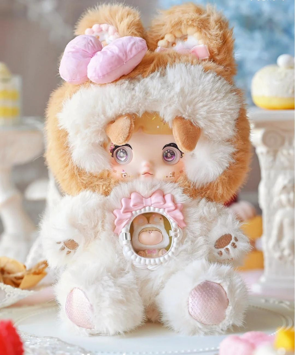Nommi One Bite Sweetheart Milk Biscuits – Plush Doll - Secret Garden Collectibles