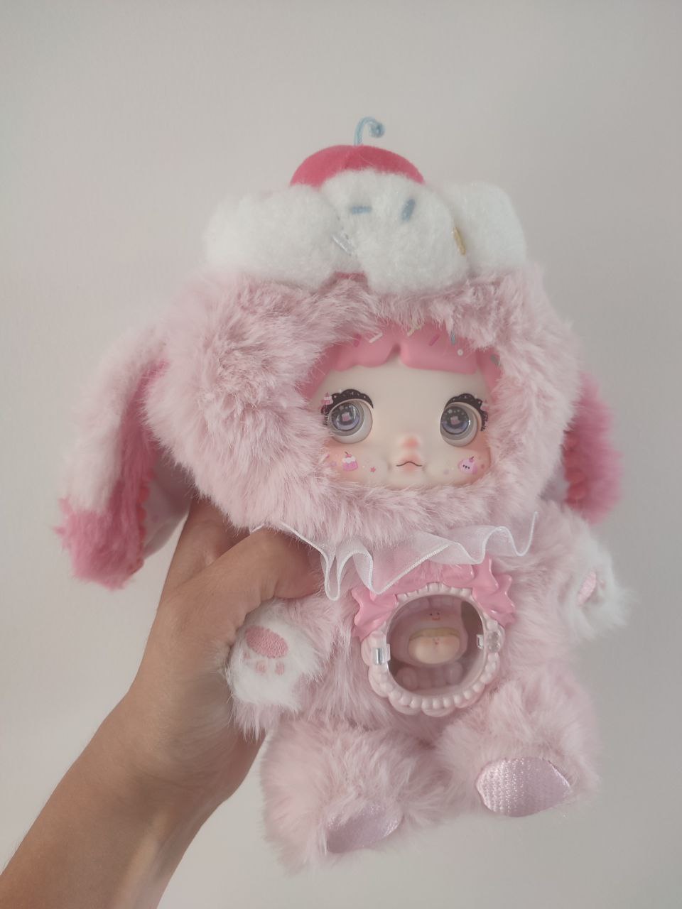 Nommi One Bite Sweetheart Berry Pop – Plush Doll - Secret Garden Collectibles