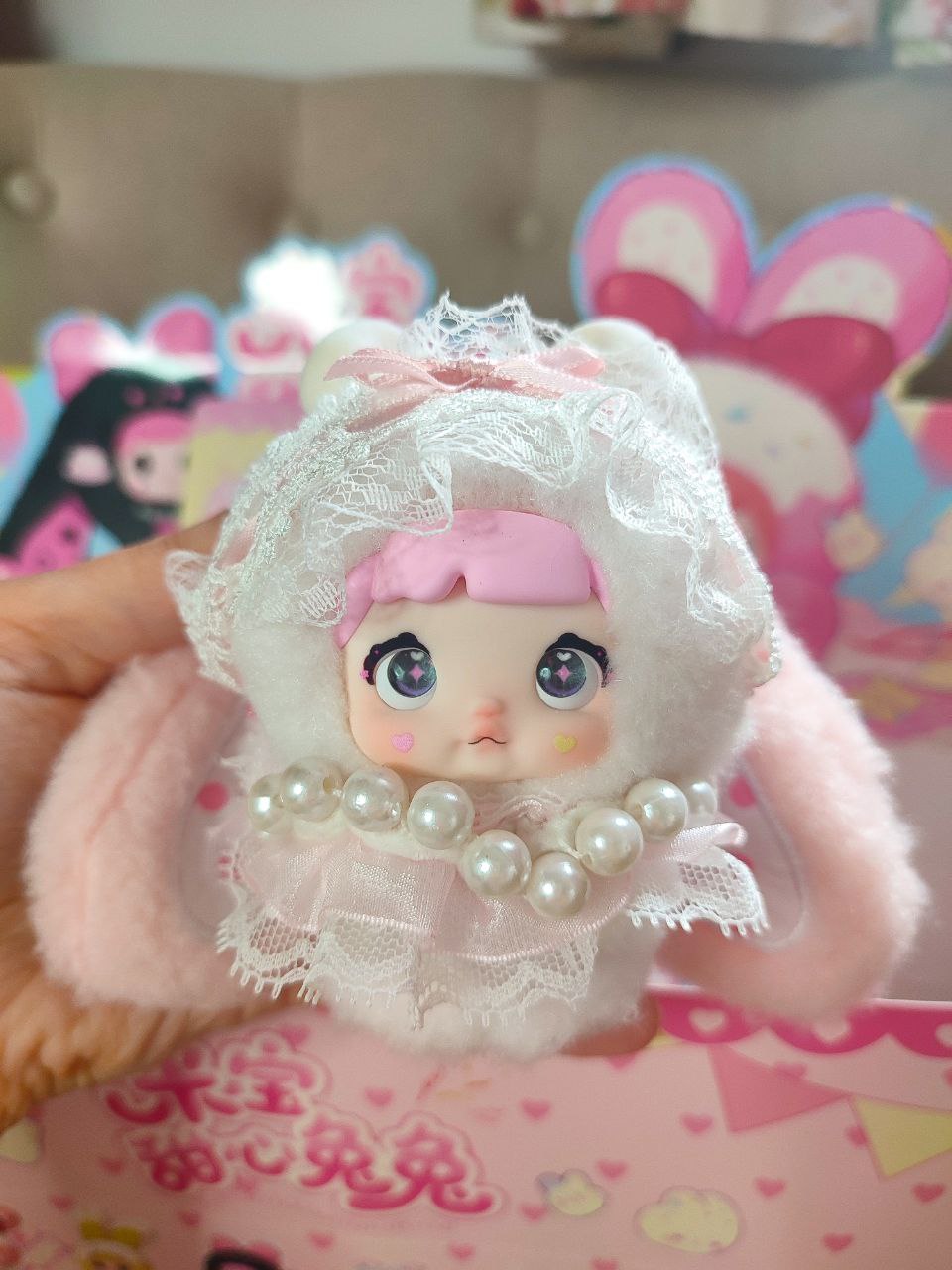 Nommi Baby Sweetheart Bunny V8 Mousse Sweet - Secret Garden Collectibles