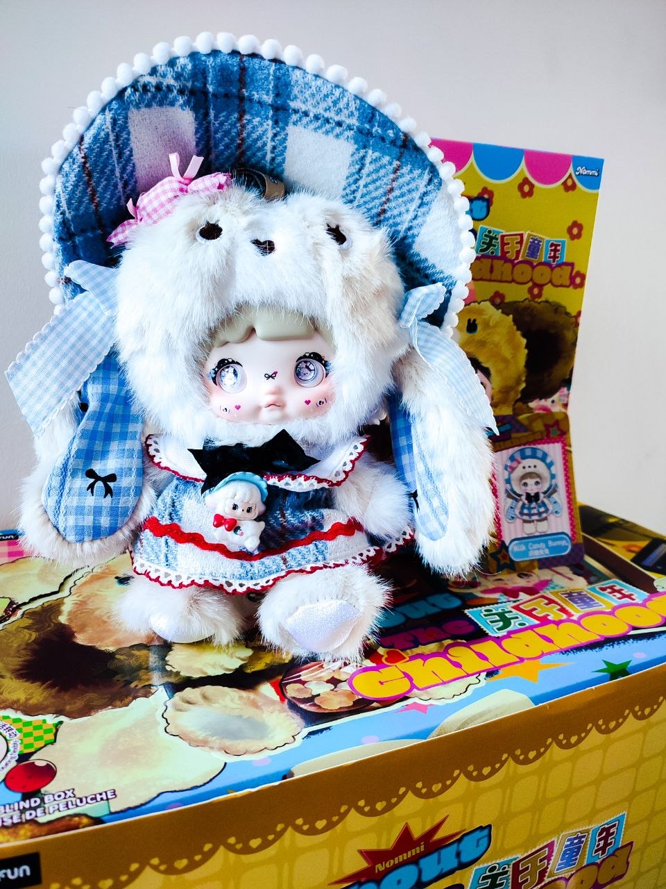 Nommi About The Childhood– Milk Candy Bunny Plush Pendant Doll (Secret) - Secret Garden Collectibles