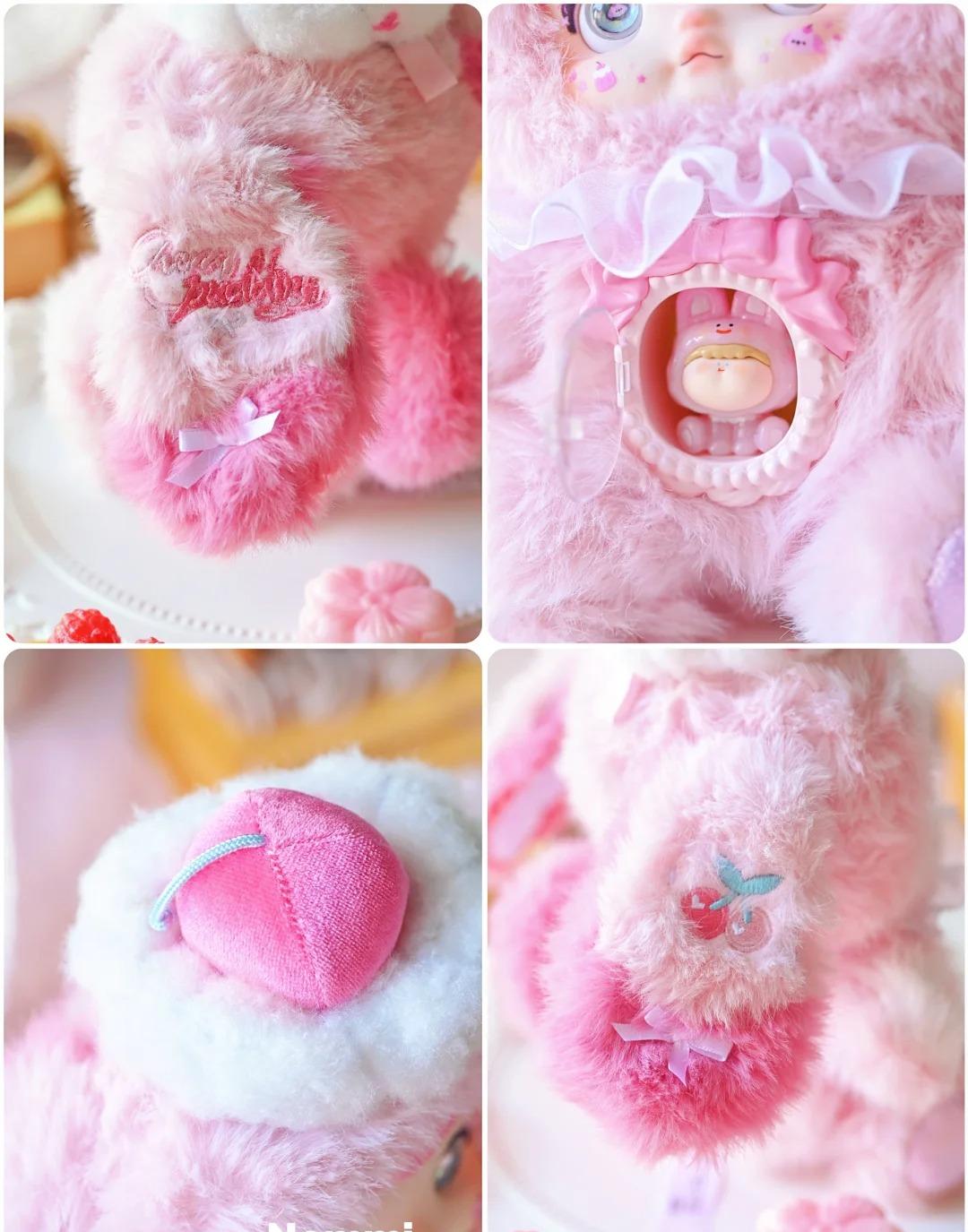 Nommi One Bite Sweetheart Berry Pop – Plush Doll - Secret Garden Collectibles
