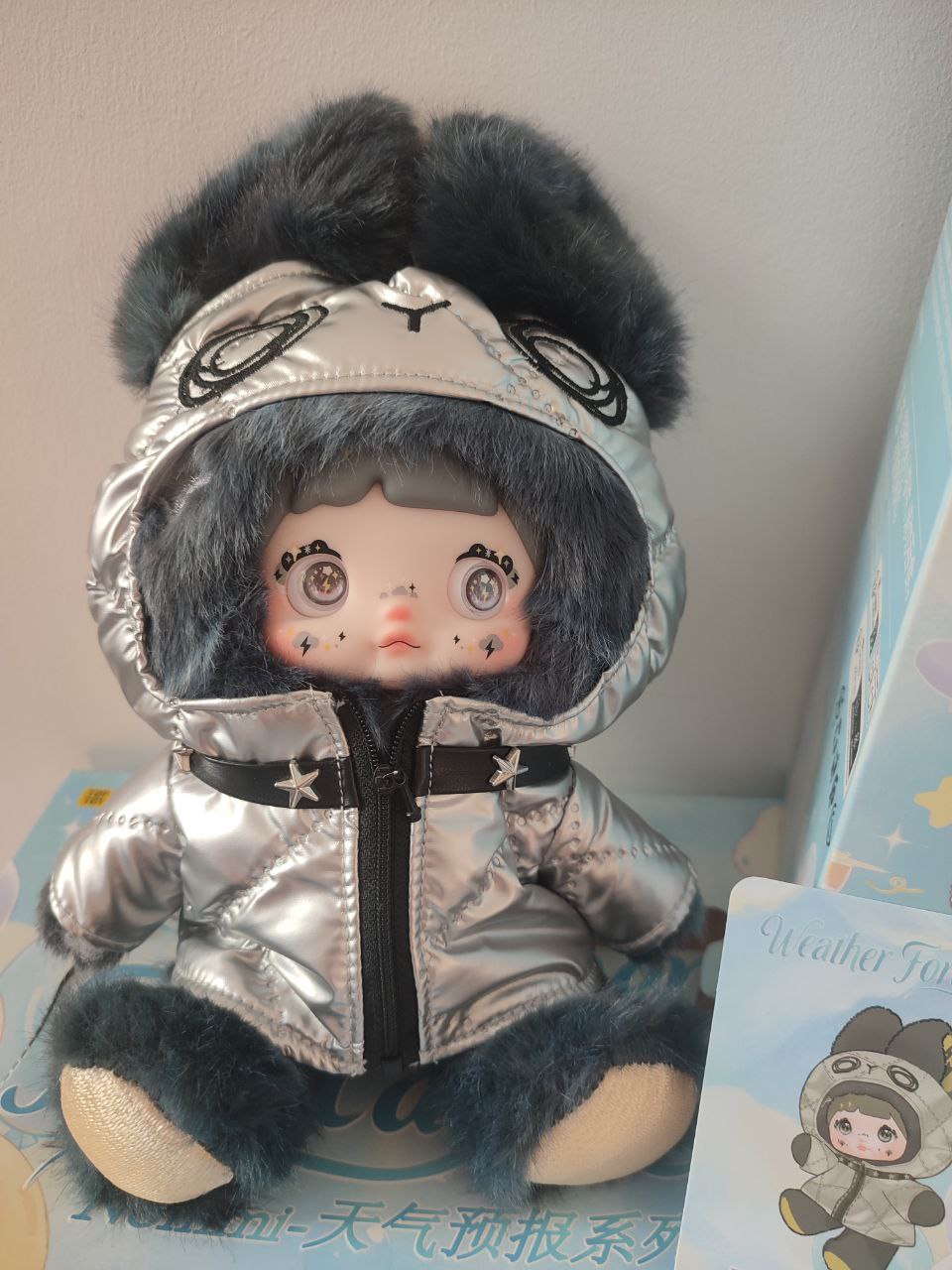 Nommi Weather Forecast Thunderstorm – Plush Pendant Doll (Sealed or Without Box)