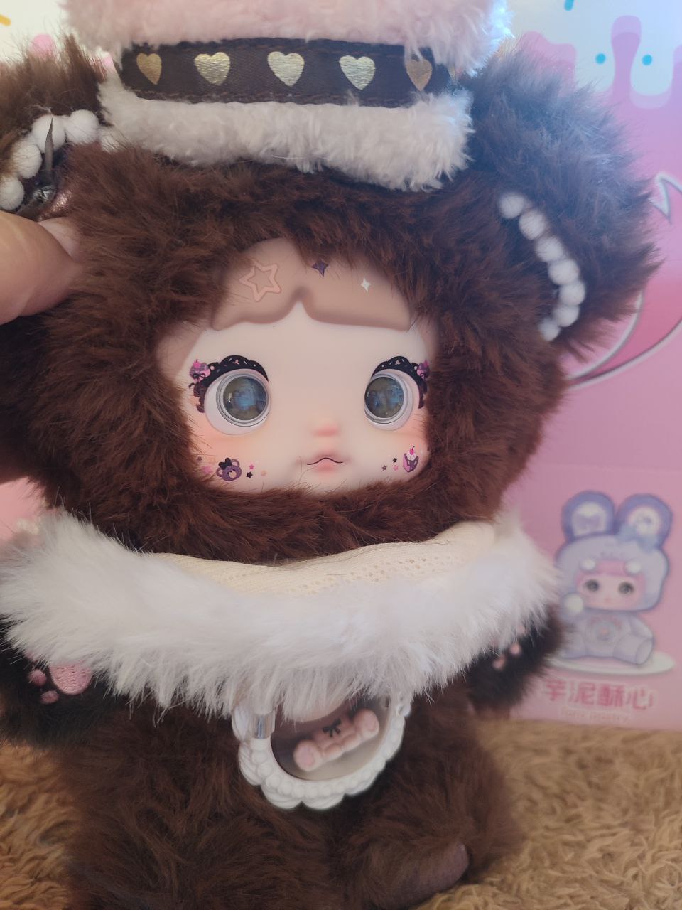 Nommi One Bite Sweetheart Mellow Cocoa – Plush Doll - Secret Garden Collectibles