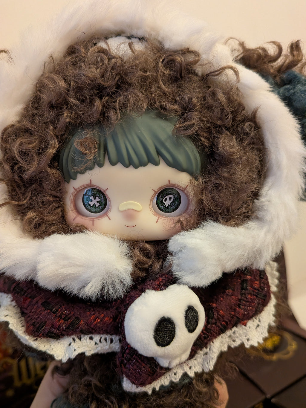 Maymei Winter Weirdness Ghost Puppy – Plush Pendant Doll (Sealed or Without Box) - Secret Garden Collectibles
