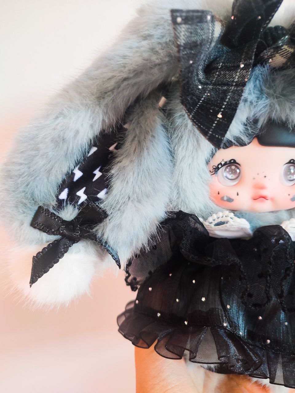 Nommi Weather Forecast Darkness – Plush Pendant Doll (Sealed or Without Box) - Secret Garden Collectibles