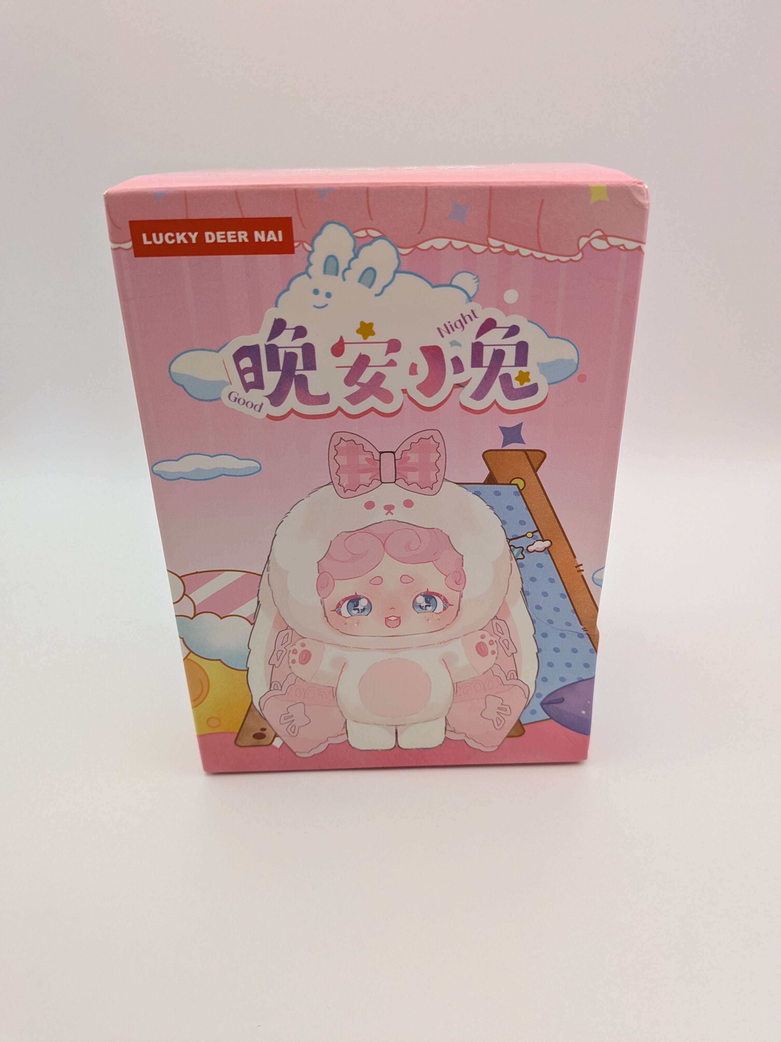 Lucky Deer Nai Goodnight Rabbit Series 1 Blind Box – Original Kawaii Pendant Mystery Doll - Secret Garden Collectibles