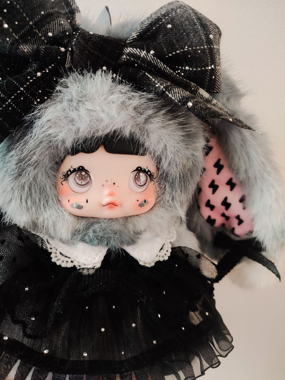 Nommi Weather Forecast Darkness – Plush Pendant Doll (Sealed or Without Box) - Secret Garden Collectibles