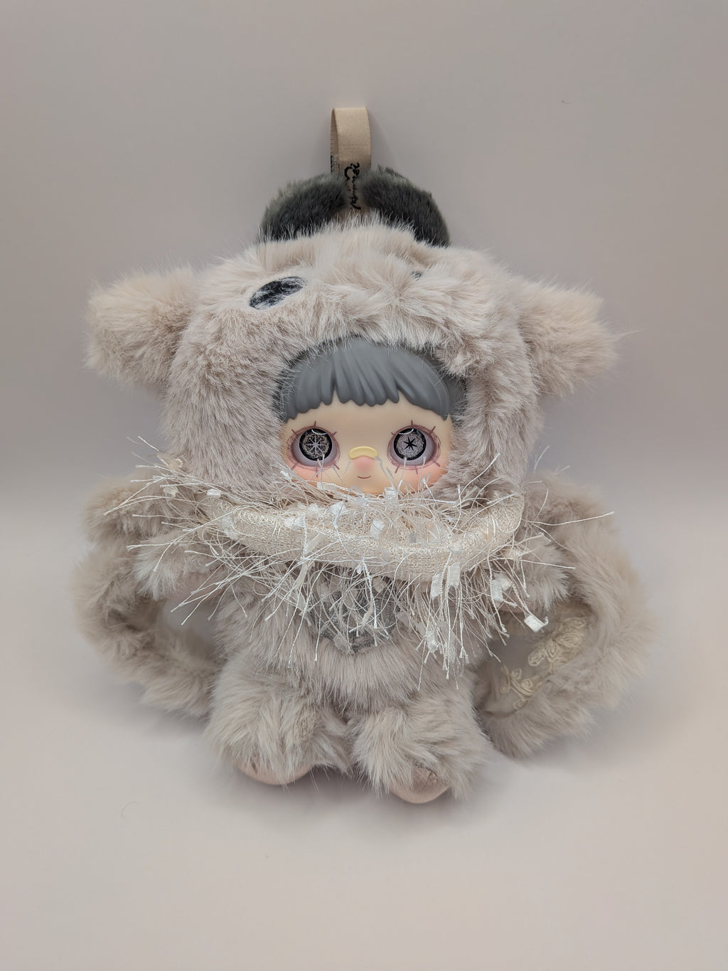 Maymei Winter Weirdness – plush pendant doll Snow Moth - Secret Garden Collectibles