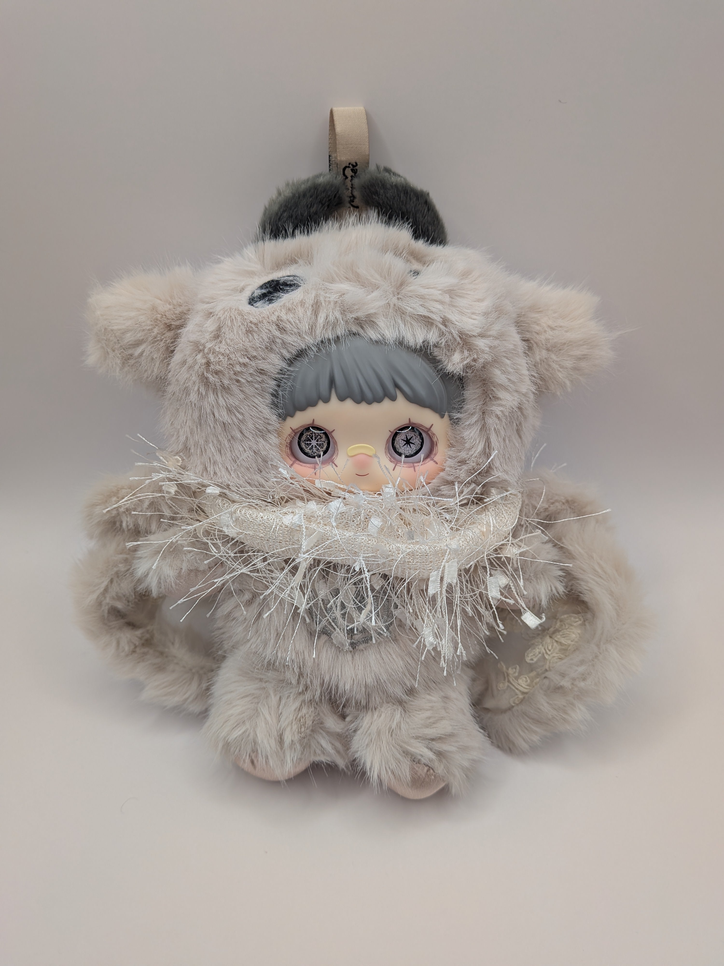 Maymei Winter Weirdness – plush pendant doll Snow Moth - Secret Garden Collectibles