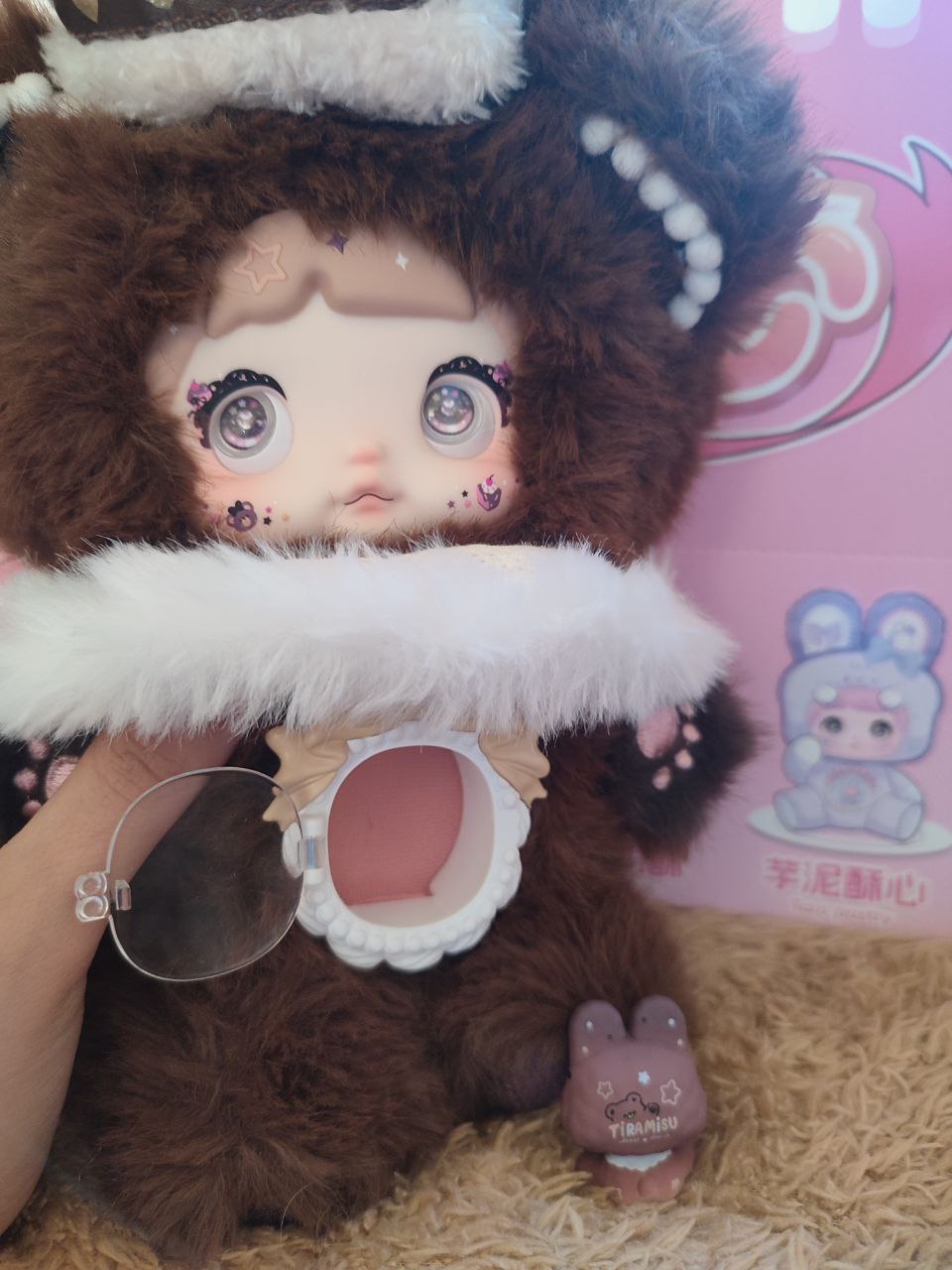 Nommi One Bite Sweetheart Mellow Cocoa – Plush Doll - Secret Garden Collectibles