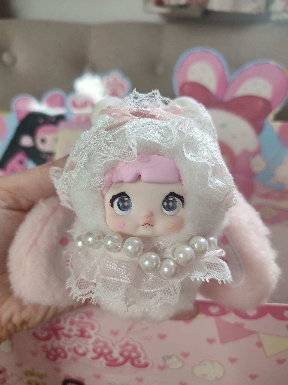 Nommi Baby Sweetheart Bunny V8 Mousse Sweet - Secret Garden Collectibles