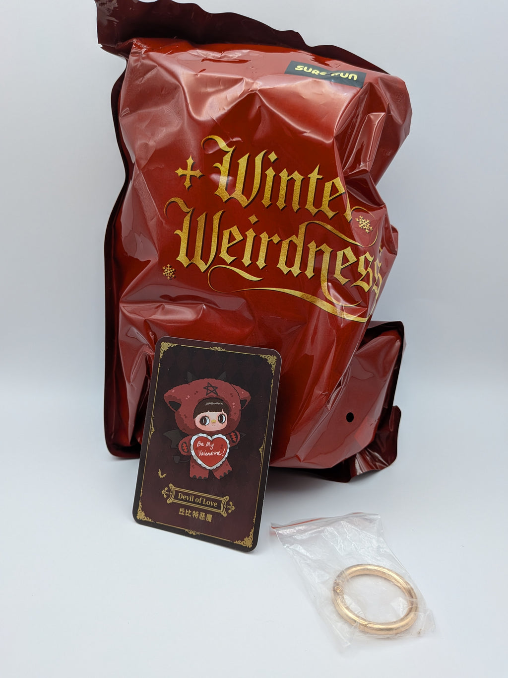 Maymei Winter Weirdness – plush pendant doll Devil of Love - Secret Garden Collectibles