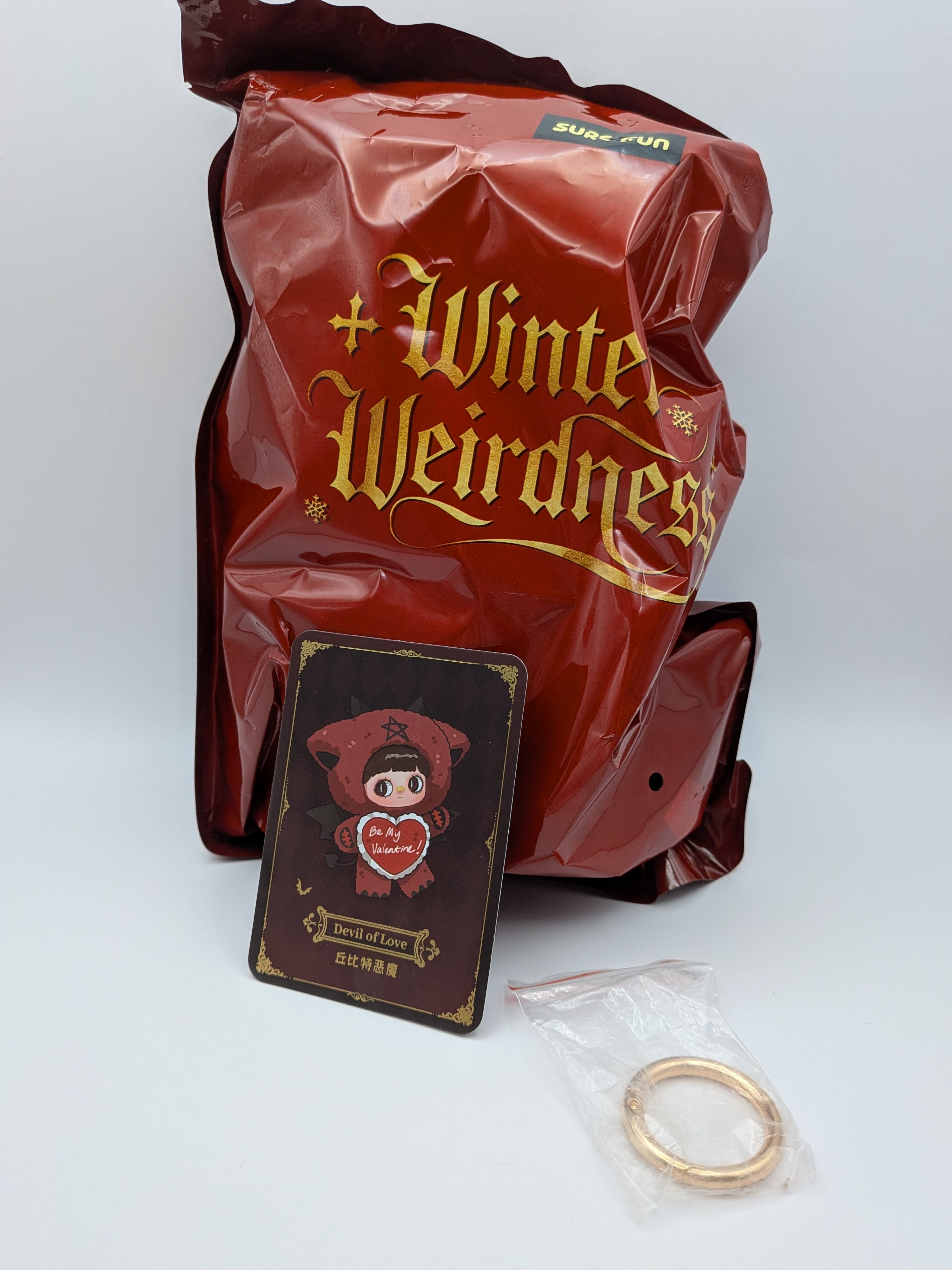 Maymei Winter Weirdness – plush pendant doll Devil of Love - Secret Garden Collectibles