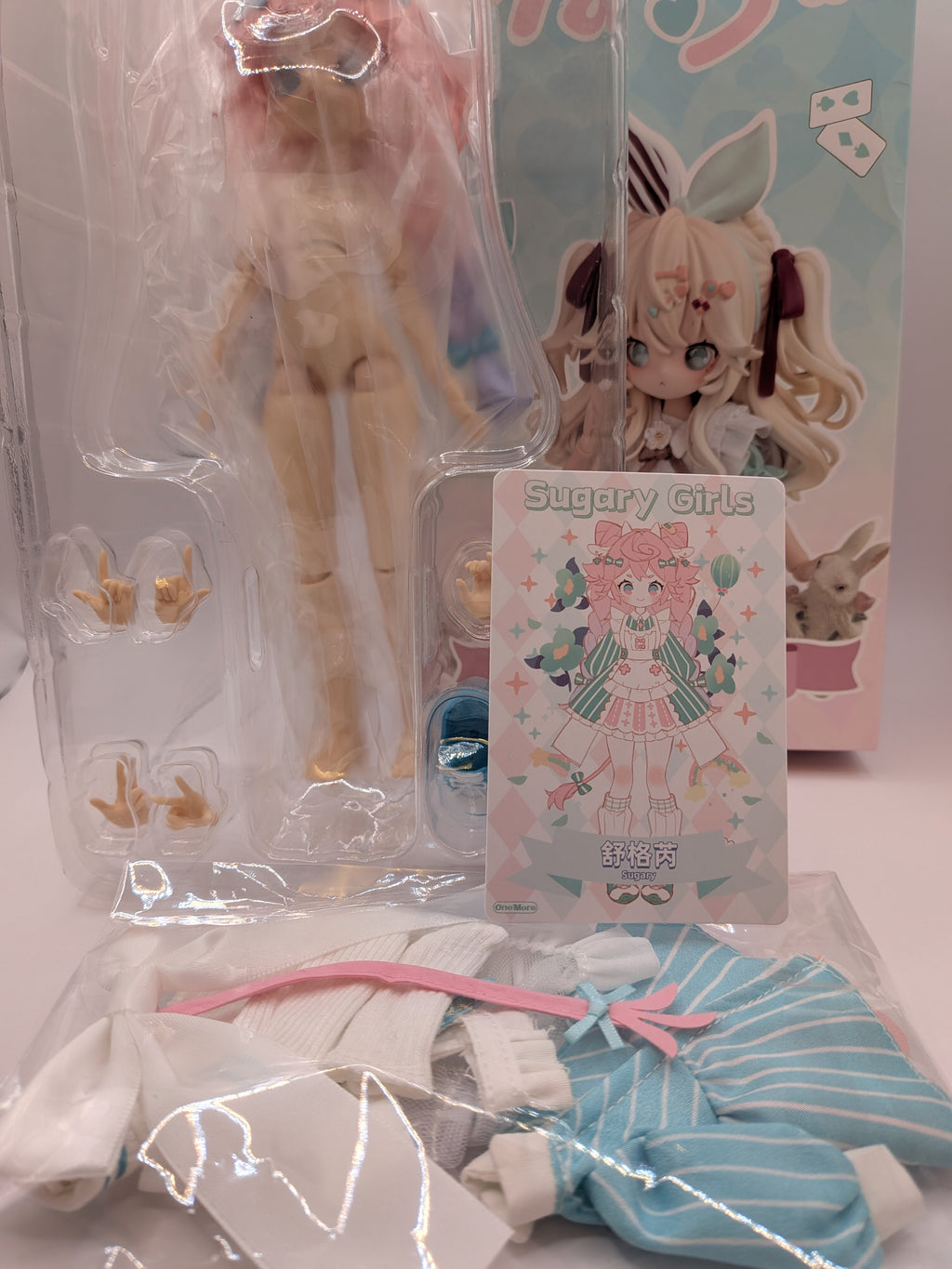 OneMore – Sugary Girls Series 1/8 MJD Vinyl Doll 🍬 Sugary - Secret Garden Collectibles