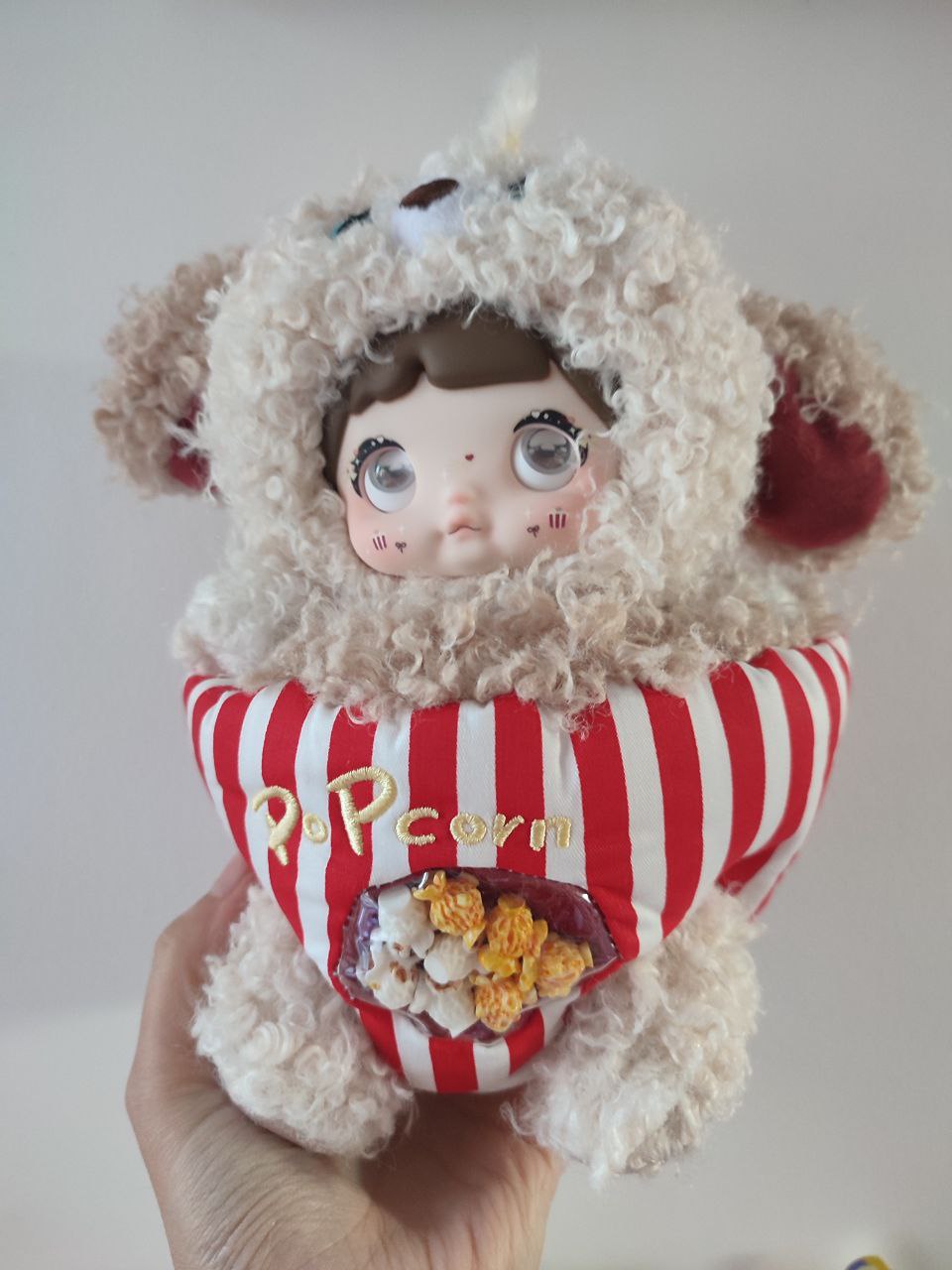 Nommi About The Childhood– Puppy Popcorn Plush Pendant Doll - Secret Garden Collectibles