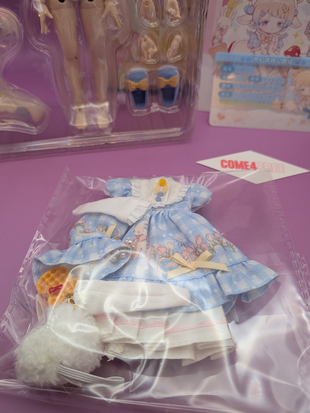 Come4free Minty- the Enchanted forest series BJD confirmed figure Lamb - Secret Garden Collectibles