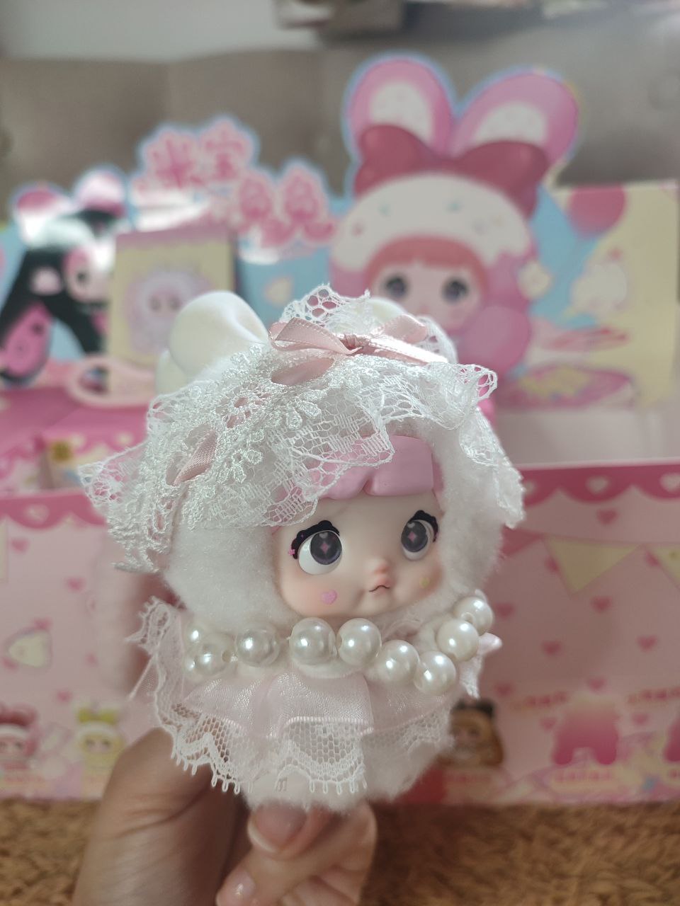 Nommi Baby Sweetheart Bunny V8 Mousse Sweet - Secret Garden Collectibles