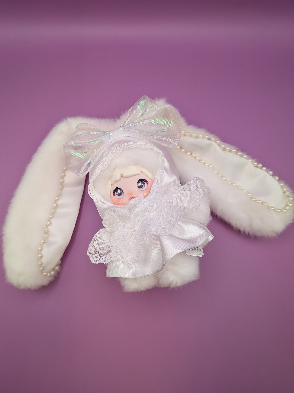 Nommi White Bunny Doll Limited Edition – Vivo S50 Exclusive Interchangeable Eyes Collectible