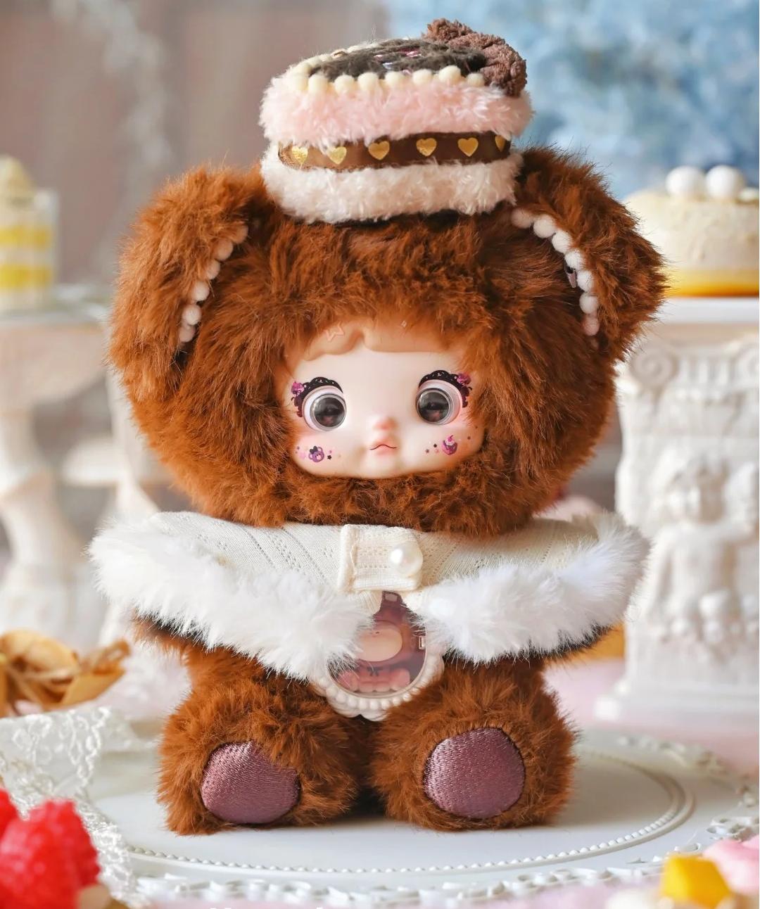 Nommi One Bite Sweetheart Mellow Cocoa – Plush Doll - Secret Garden Collectibles