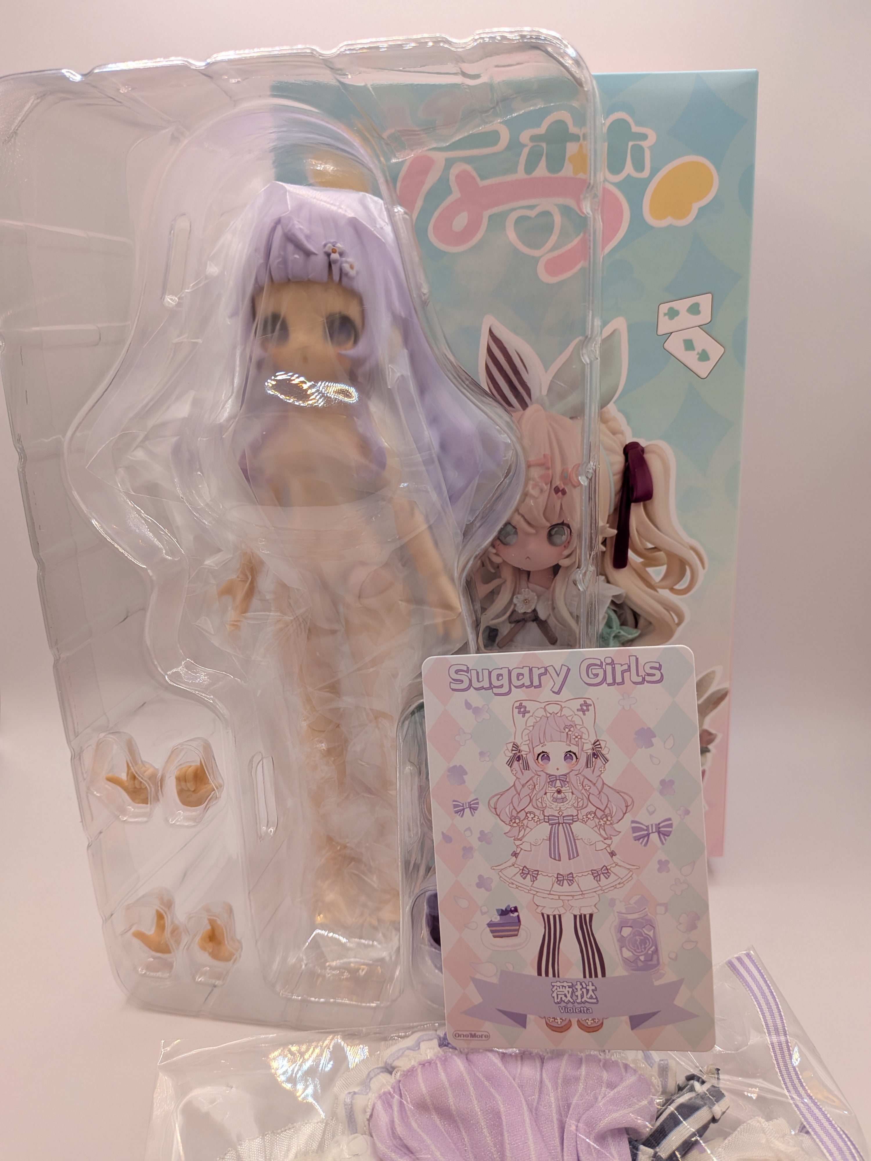 OneMore – Sugary Girls Series 1/8 MJD Vinyl Doll 🍬 Violetta - Secret Garden Collectibles