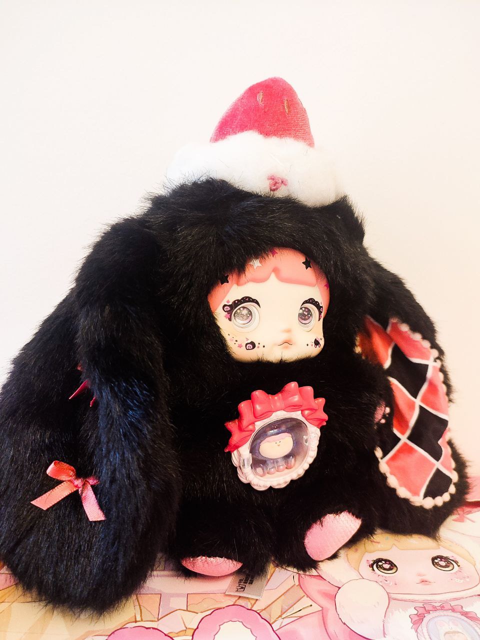 Nommi One Bite Sweetheart BlackBerry Rolls – Plush Doll (SECRET) - Secret Garden Collectibles