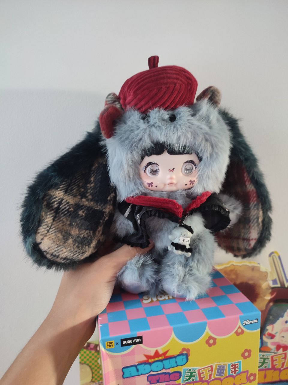 Nommi About The Childhood– Mime Plush Pendant Doll