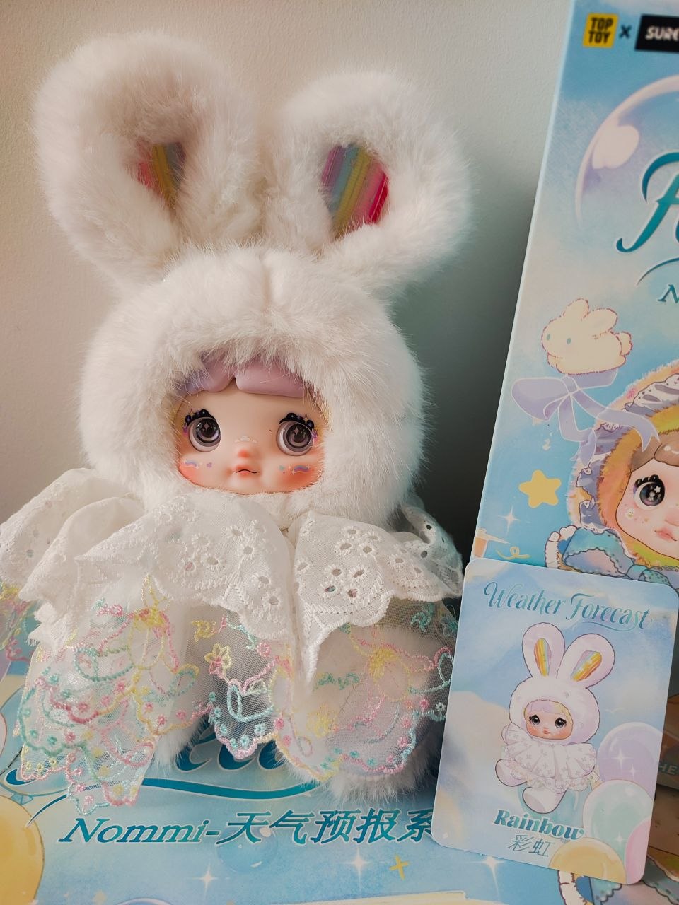 Nommi Weather Forecast Rainbow – Plush Pendant Doll (Sealed or Without Box)