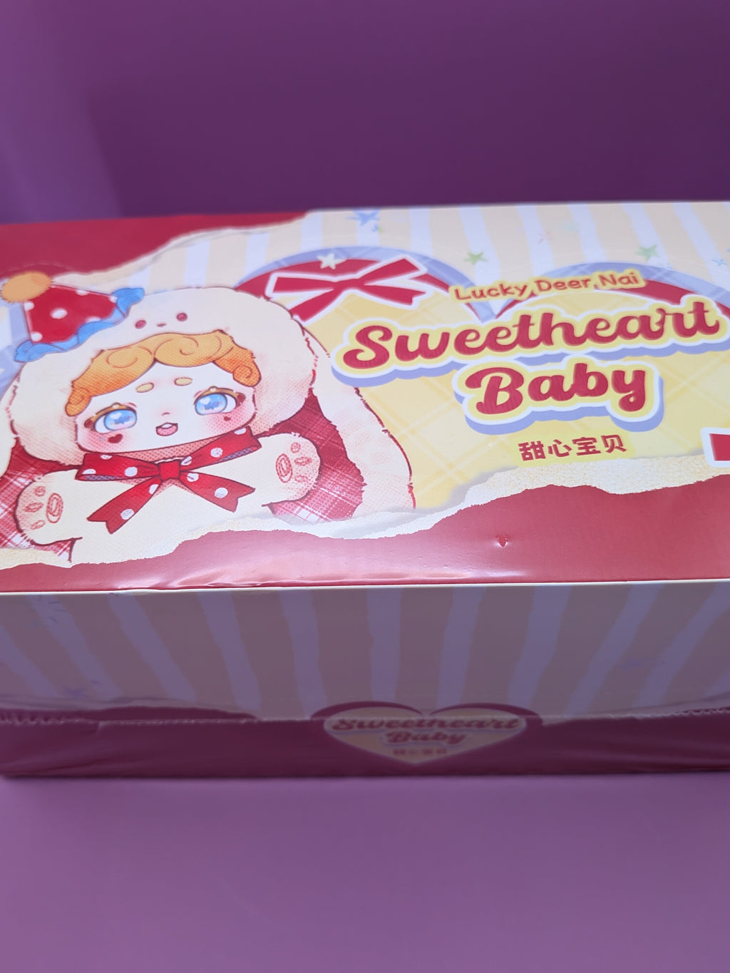 Lucky Deer Nai Sweetheart Baby Blind Box – Original Kawaii Pendant Plush Mystery Doll - Secret Garden Collectibles
